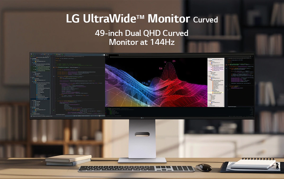 LG 49U950A-W 49-inch Curved UltraWide Dual QHD 144Hz HDR400 Nano IPS Monitor Price in BD